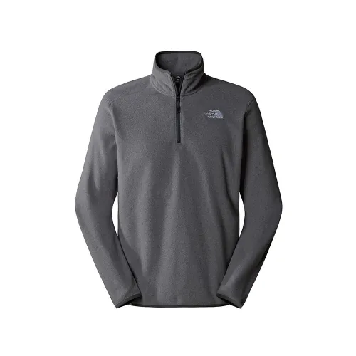 Кофта/футболка The North Face 100 Glacier 1/4 Zip Fleece 0A855W4HJ1 - Серая