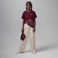 Nike Jordan Big детские Enchantment Script футболка цвет красный
