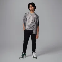 Nike Jordan Big детские Hi-Vis Printed футболка цвет серый