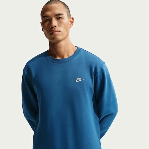 Nike Club чоловічі Fleece Crew блакитний