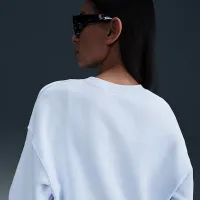 Nike Sportswear Phoenix Fleece женская оверсайз Crew-Neck свитшот синий