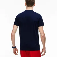 Футболка Lacoste Crew Neck Pime хлопковыеJersey TH6709-166 - Синяя