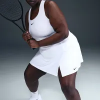 Nike Victory женская Dri-FIT Straight Tennis юбка (большие размеры) цвет белый