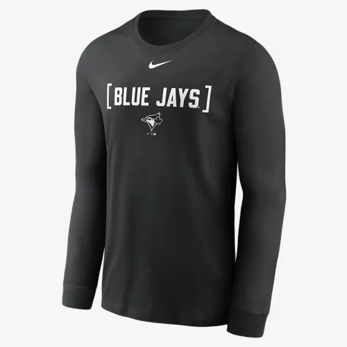 Toronto блакитний Jays Fashion чоловічі Nike MLB Long-Sleeve футболка колір чорний