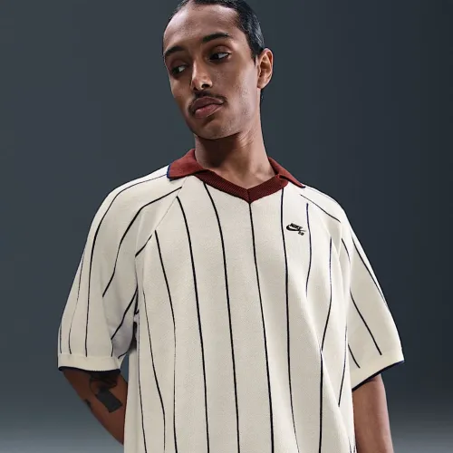 Nike SB Short-Sleeved Polo Skate Sweater цвет белый