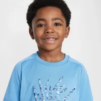 Nike Dri-FIT Little дитячі Bold Move Short Sleeve Top блакитний