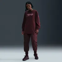 Nike Sportswear жіноча оверсайз Long-Sleeve футболка колір червоний