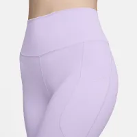 Nike One женская С высокой Талией 7/8 лосины с карманамицвет фиолетовый
