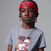 Nike Jordan Little детские MJ Photo футболка цвет серый