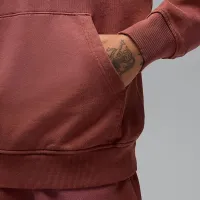 Nike Jordan Flight Fleece мужские Pullover Толстовка с капюшоном цвет коричневый