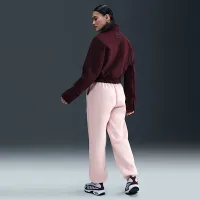 Nike Sportswear Phoenix Fleece женская С высокой Талией оверсайз Pants Pink