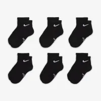 Nike Dri-FIT Performance Basics Little дитячі Ankle шкарпетки (6 пар) колір чорний