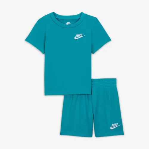 Nike Club Baby (12-24M) Knit шорти комплект колір зелений