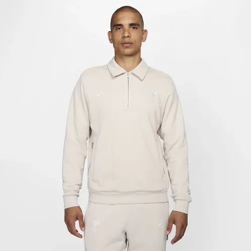 Liverpool FC Standard Issue чоловічі Nike Dri-FIT Soccer 1/4-Zip Top колір коричневий