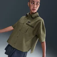 Nike Naomi Osaka оверсайз Short-Sleeve Top колір зелений
