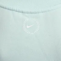Nike Sportswear Club Fleece Big детские (Girls') оверсайз Crew-Neck свитшот синий