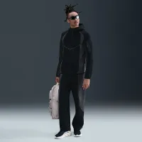 Nike Tech чоловічі Color-Block Open-Hem Fleece Pants колір чорний