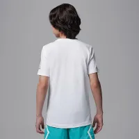Nike Jordan Flight Essentials Big дитячі Poolside Jumpman футболка колір білий