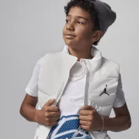 Nike Jordan Mesh Flight Big Kids' Graphic T-Shirt White