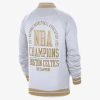 Boston Celtics Trophy Ring Banner чоловічі Nike NBA Full-Zip Authentic Куртка колір білий