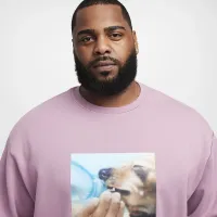 Nike SB Skate Fleece Crew цвет фиолетовый