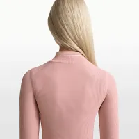 NikeSKIMS Ribbed Seamless женская Cropped Full-Zip Куртка цвет красный