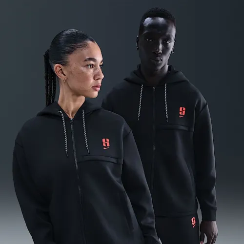 Nike Sabrina Dri-FIT Loose Full-Zip баскетбольные Толстовка с капюшоном цвет черный