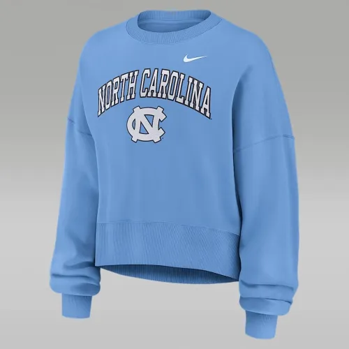 North Carolina Phoenix Arch женская Nike College Pullover Crew синий