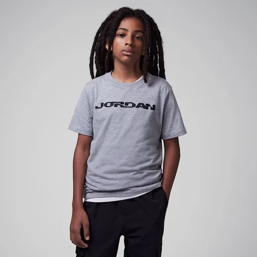 Nike Jordan MVP Big детские Fast Jordan футболка цвет серый