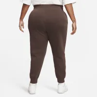 Nike Sportswear Phoenix Fleece женская С высокой Талией Joggers (большие размеры) цвет коричневый