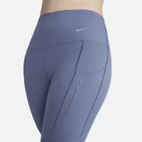 Nike Go женская Therma-FIT С высокой Талией 7/8 лосины с карманамисиний