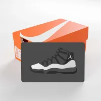 Nike Gift Card Mailed in a Mini Nike Shoebox колір чорний