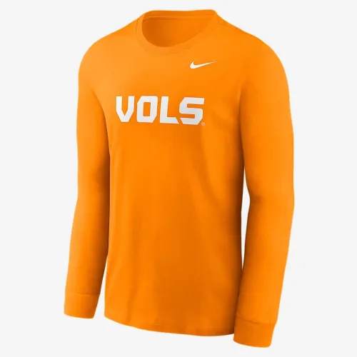 Tennessee Volunteers Alternate Logo мужские Nike College Long-Sleeve футболка Orange
