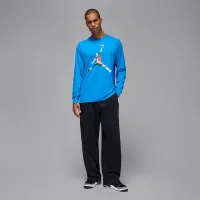Nike Jordan Flight мужские Long-Sleeve Crewneck футболка синий