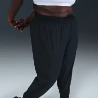 Nike One женская Dri-FIT С высокой Талией 7/8 Joggers (большие размеры) цвет черный