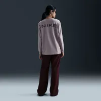 Nike Sportswear женская Loose Long-Sleeve футболка цвет серый