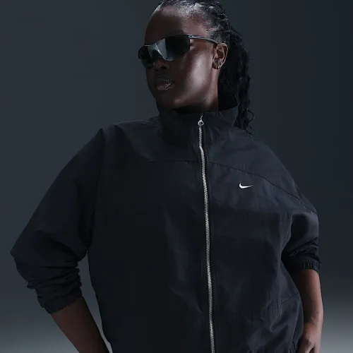 Nike Sportswear Everything Wovens женская оверсайз Repel UV Protection Куртка (большие размеры) цвет черный