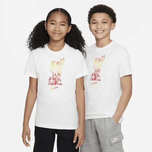 Liverpool FC Big дитячі Nike Soccer футболка колір білий