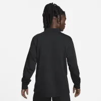 Nike Club чоловічі Long-Sleeve Knit Polo колір чорний
