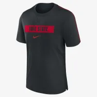 Ohio State Buckeyes Sideline Player мужские Nike Dri-FIT College футболка цвет черный