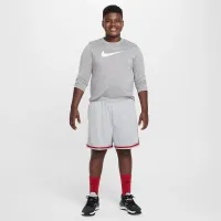 Nike DNA Big дитячі (для хлопчиків) баскетбольні шорти (Extended Size) колір сірий