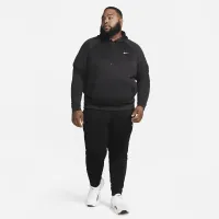 Nike Therma мужские Therma-FIT Hooded Fitness Pullover цвет черный