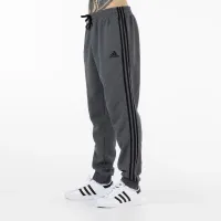 Штаны adidas Essentials Fleece Tapeцвет красный Cuff 3-Stripes GK8826 - Серые