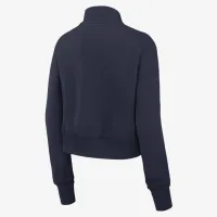 New York Giants Rewind Phoenix женская Nike NFL Cropped 1/4-Zip Crew синий