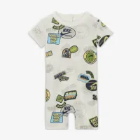 Nike Sportswear Baby (0-9M) Printed Tee Romper цвет коричневый