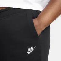 Nike Sportswear Club Fleece женская Mid-Rise Wide-Leg Sweatpants (большие размеры) цвет черный