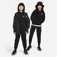 Nike Sportswear Club Fleece Big детские Pullover Толстовка с капюшоном цвет черный