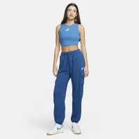 Nike Sportswear Club Fleece жіноча Mid-Rise оверсайз Cargo Sweatpants блакитний