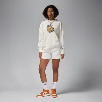 Nike Jordan Brooklyn Fleece жіноча Graphic Pullover Толстовка з капюшоном колір білий