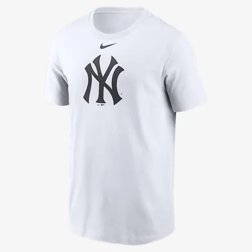 New York Yankees Fuse Large Logo чоловічі Nike MLB футболка колір білий